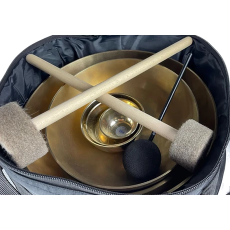 Hangtál táska Élet Virág Szimbólummal fekete színben - nylon