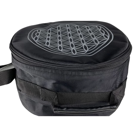 Hangtál táska Élet Virág Szimbólummal fekete színben - nylon