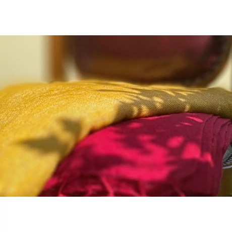 Óriás YAK sál, stóla avignonisárga színben