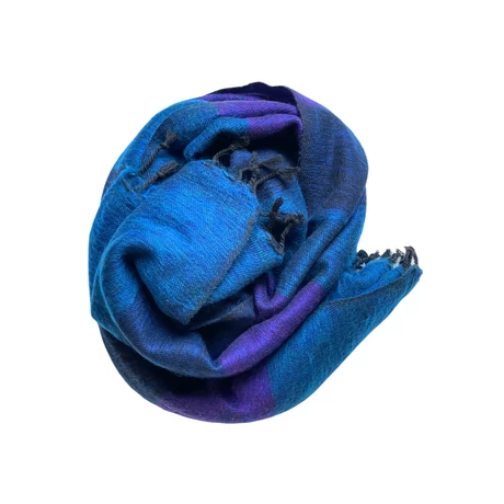 Yak sál, stóla skandinávkék, opálkék, párizsikék csíkos