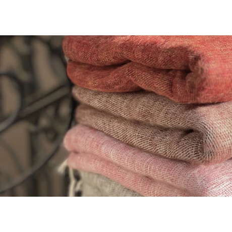 Óriás YAK sál, stóla téglavörös színben