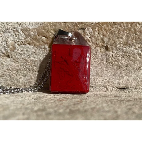 Kurukulle medál  allergiamentes orvosi fém nyaklánccal