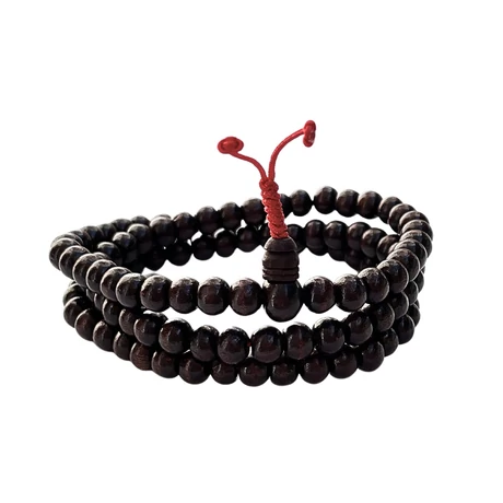 Rózsafa mala klasszikus egyszerűség 108 szemből 64 cm kerületű