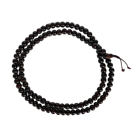 Rózsafa mala klasszikus egyszerűség 108 szemből 76 cm kerületű