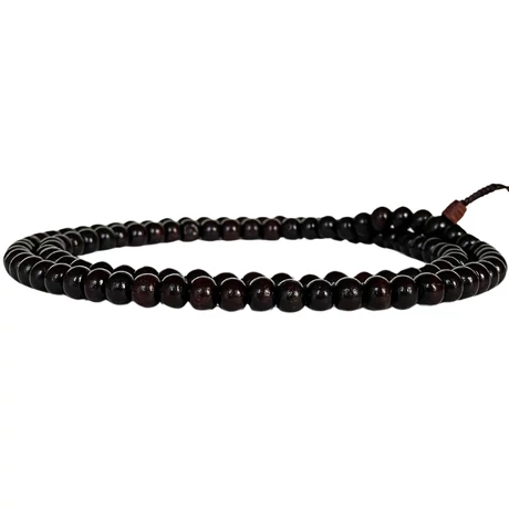 Rózsafa mala klasszikus egyszerűség 108 szemből 76 cm kerületű