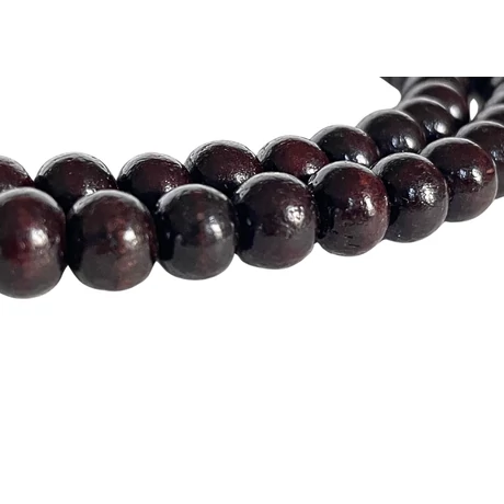 Rózsafa mala klasszikus egyszerűség 108 szemből 76 cm kerületű