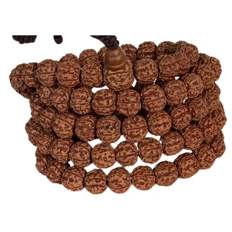 Rudraksha mala 108 szemes 98 cm kerületű -prémium