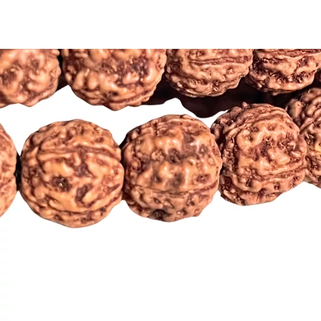Rudraksha mala 108 szemes 98 cm kerületű -prémium