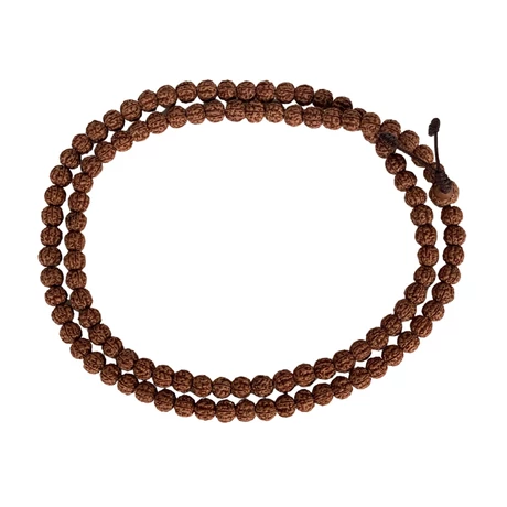Rudraksha mala 108 szemes 98 cm kerületű -prémium