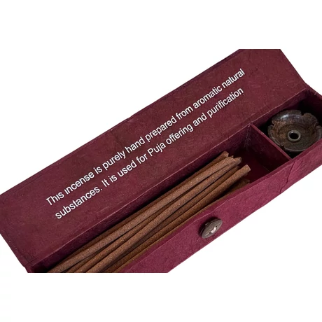Harmony – Himalájai kézműves füstölő + fa füstölőtartó
