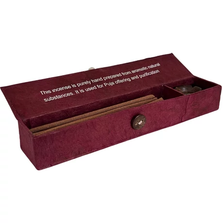 Harmony – Himalájai kézműves füstölő + fa füstölőtartó