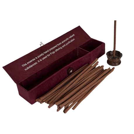 Harmony – Himalájai kézműves füstölő + fa füstölőtartó