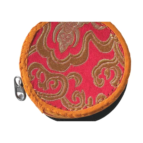 Eredeti tibeti buddhista brokát ting-sha tartó