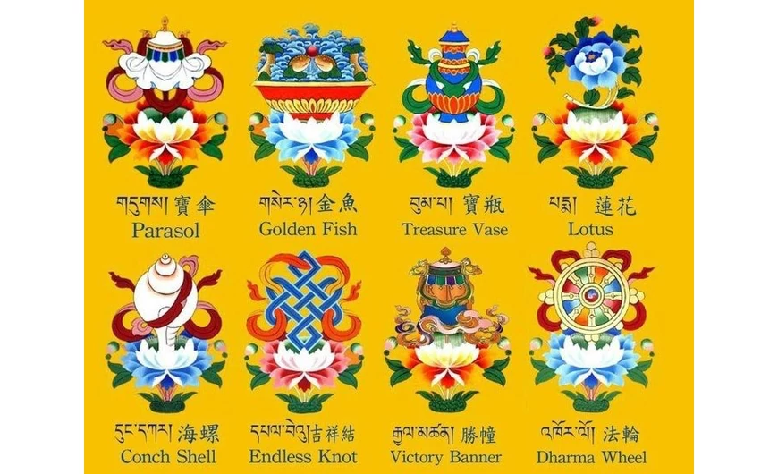 A nyolc szerencse jel jelentése