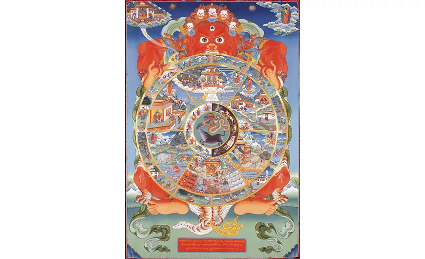 Buddhista szimbólumok  - Létkerék jelentése